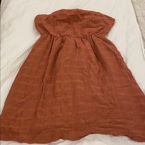 Socialite Brand Strapless Dress with Bow Tie Back